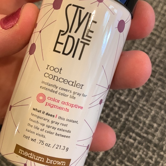 *3/$10* NEW! Style Edit Medium Brown Root Concealer - travel size - Picture 2 of 3